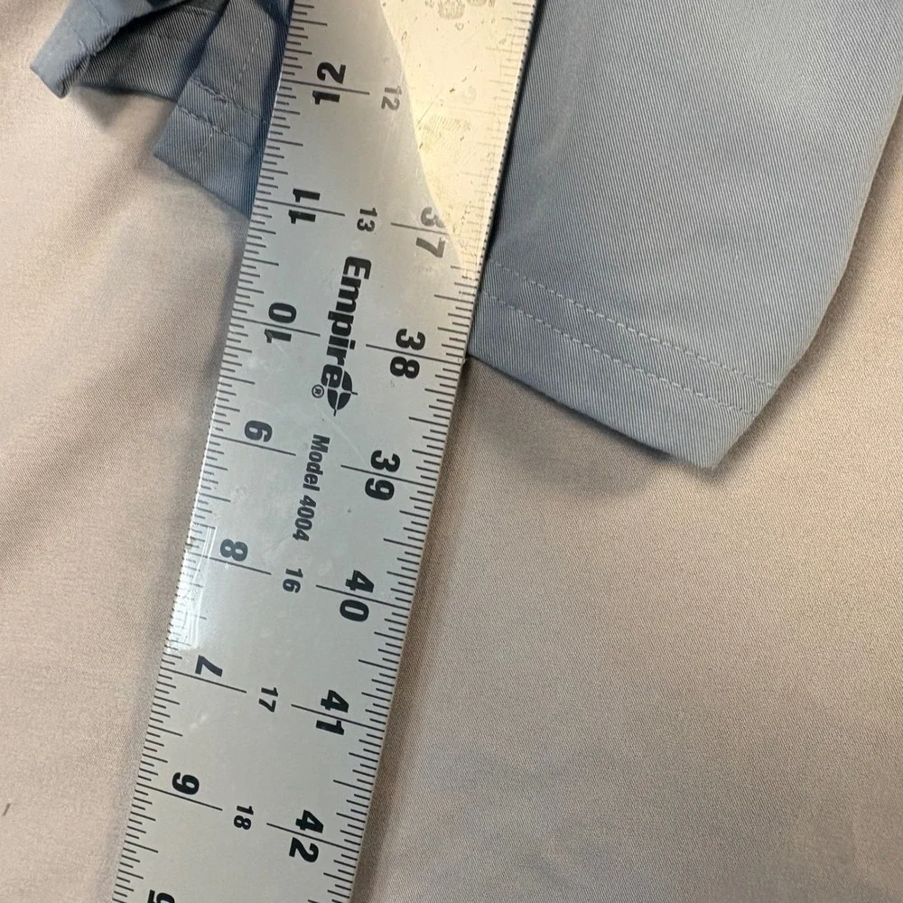 FIGS Yola High Rise Slim Scrub Pants Small Blue Gray - Picture 4 of 9